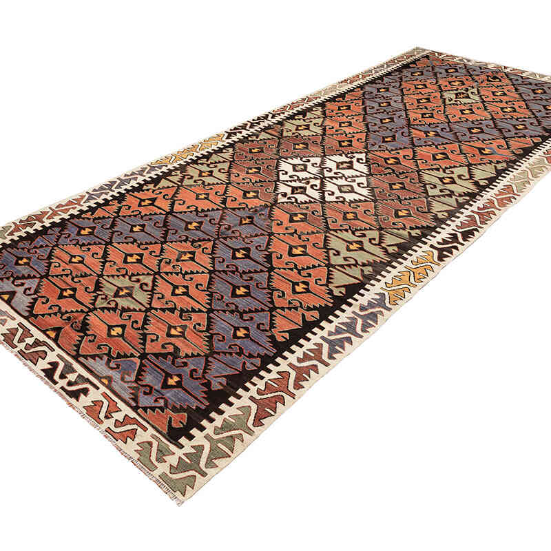 Vintage Sivrihisar Kilimi - 165 cm x 380 cm - K0071039