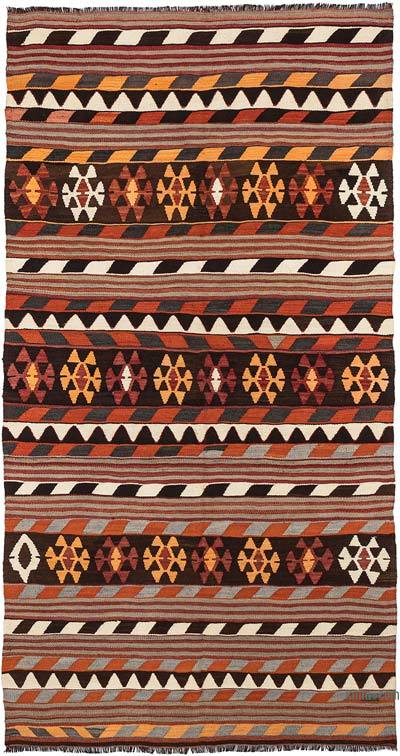 Vintage Mut Kilim Rug - 5'  x 9' 4" (60" x 112")