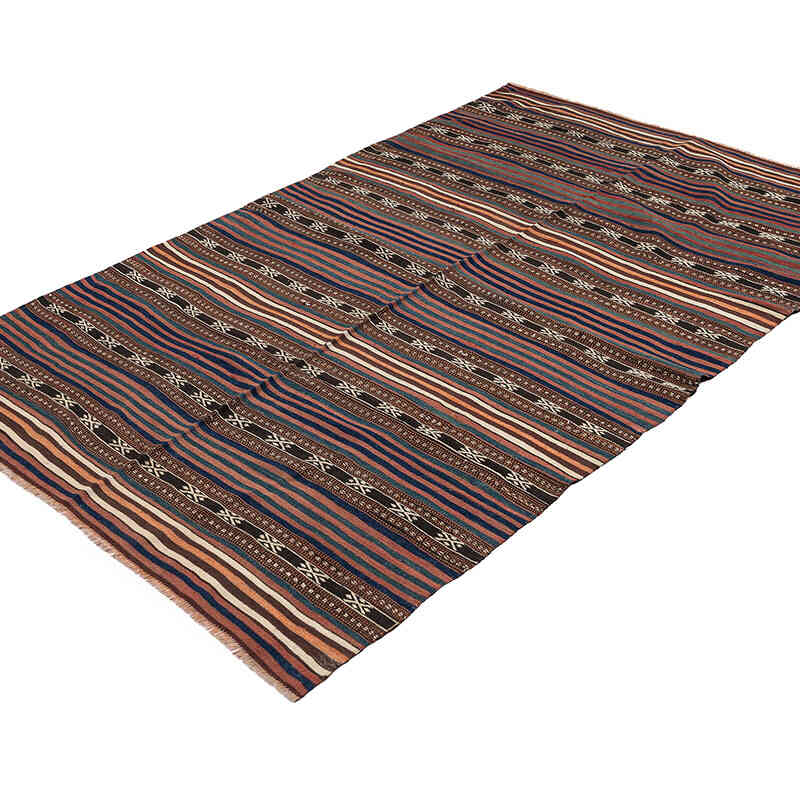 Vintage Balikesir Kilim Rug - 4' 1" x 6' 6" (49" x 78") - K0071042