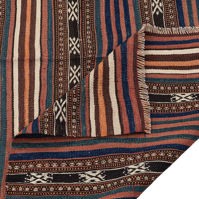 Vintage Balikesir Kilim Rug - 4' 1" x 6' 6" (49" x 78") - K0071042