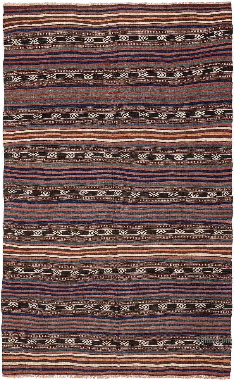 Vintage Balikesir Kilim Rug - 4' 1" x 6' 6" (49" x 78") - K0071042
