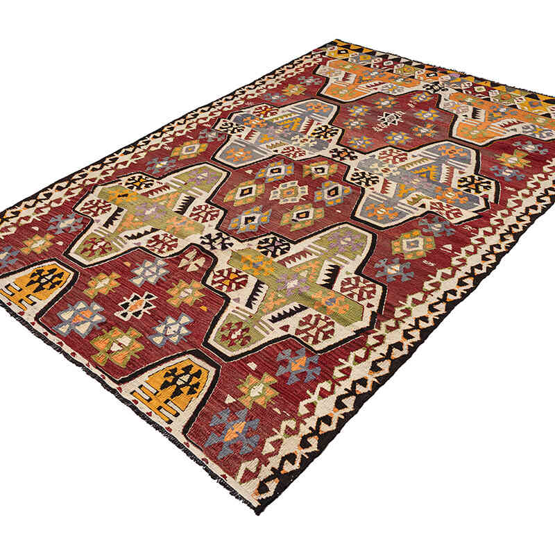 Vintage Mut Kilim Rug - 5' 5" x 8'  (65" x 96") - K0071053