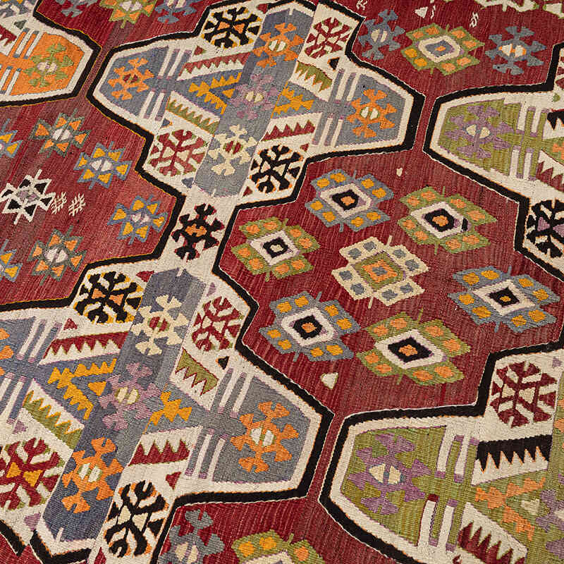 Vintage Mut Kilim Rug - 5' 5" x 8'  (65" x 96") - K0071053