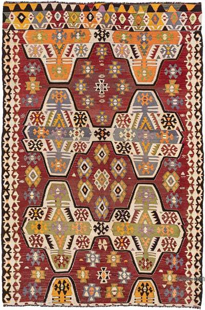 Vintage Mut Kilim Rug - 5' 5" x 8'  (65" x 96")