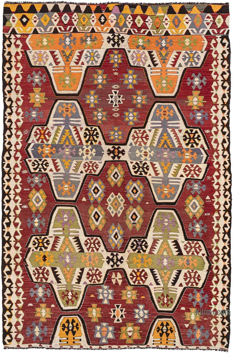 Vintage Mut Kilim Rug - 5' 5" x 8'  (65" x 96") - K0071053