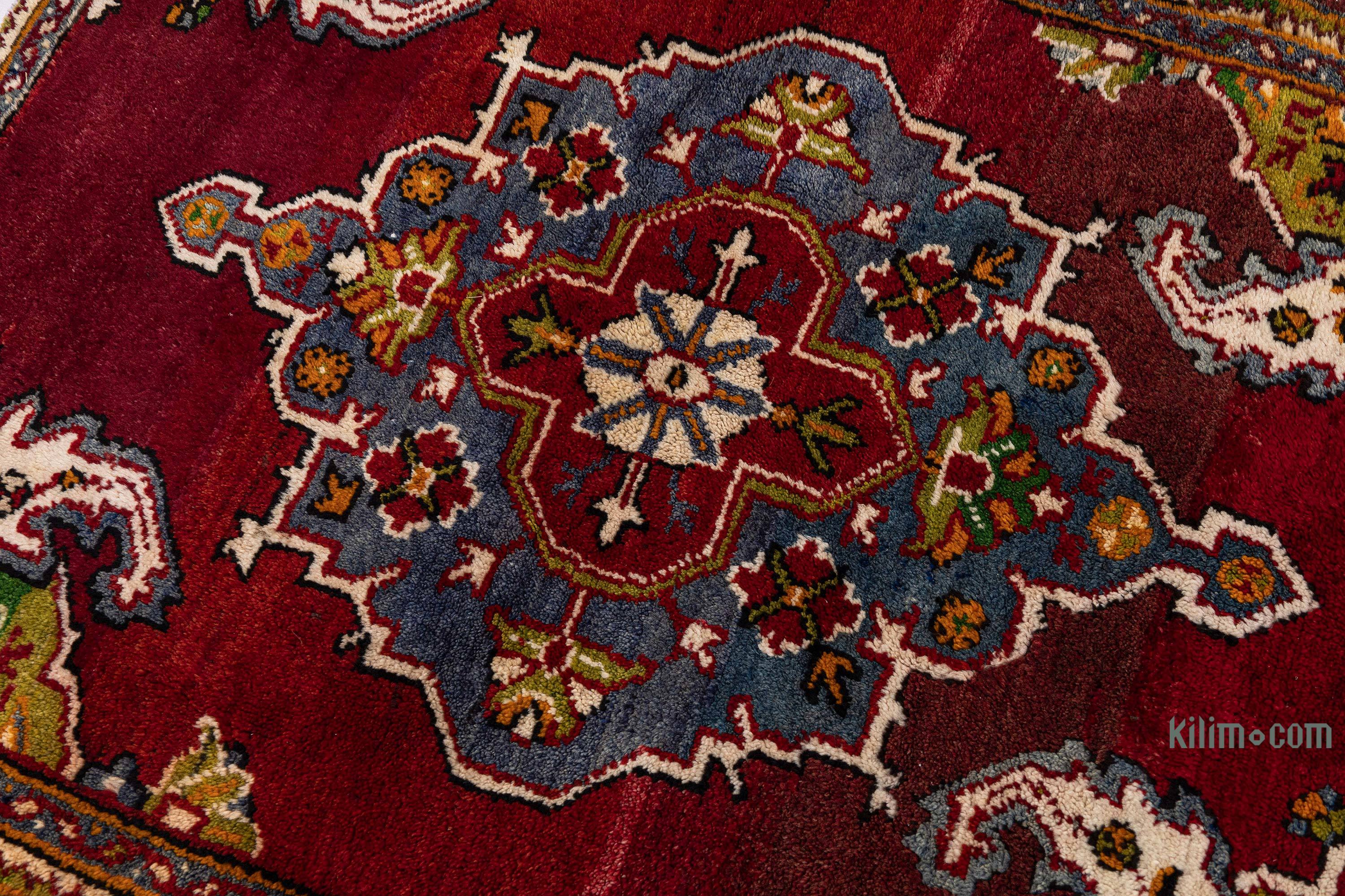 K0071088 Vintage Turkish Hand-Knotted Rug - 3' 9 K0071088 Vintage Turkish Hand-Knotted Rug - 3' 9