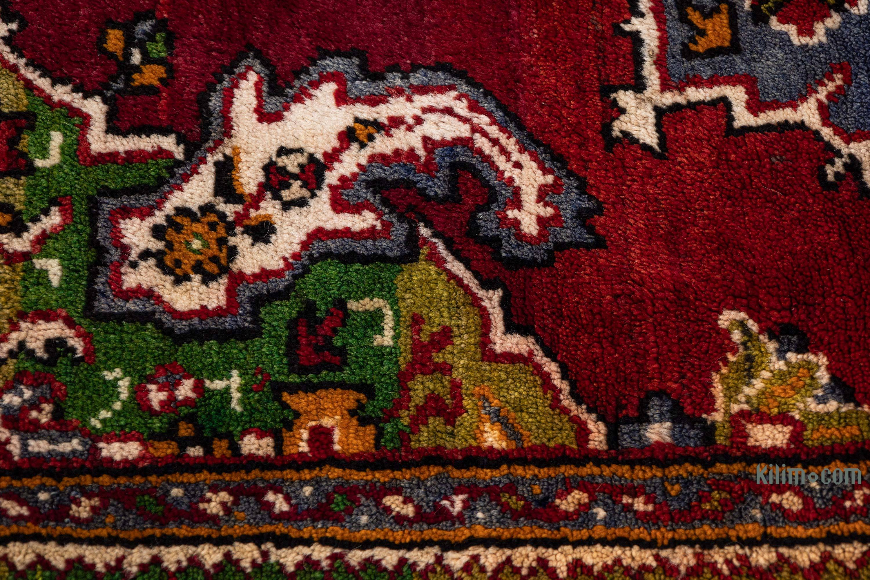 K0071088 Vintage Turkish Hand-Knotted Rug - 3' 9 K0071088 Vintage Turkish Hand-Knotted Rug - 3' 9