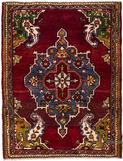 Alfombra Vintage Turca Anudada a Mano - 115 cm x 145 cm