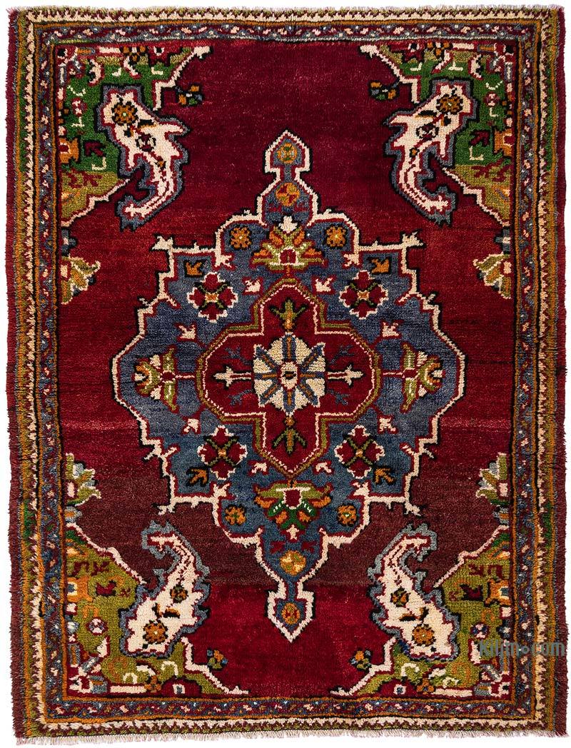Vintage Turkish Hand-Knotted Rug - 3' 9" x 4' 9" (45" x 57") - K0071088