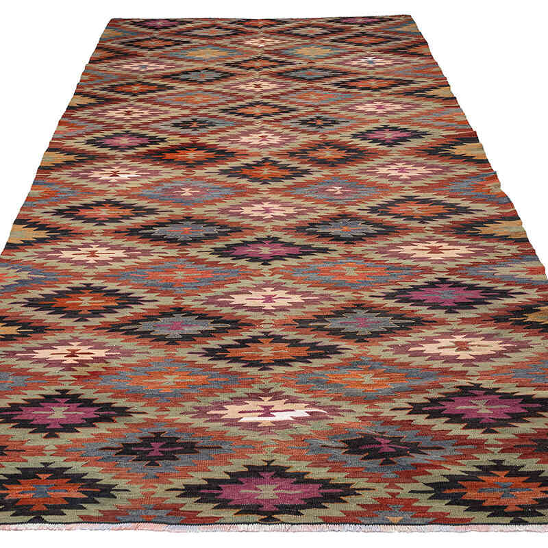 Alfombra Vintage Afyon Kilim - 156 cm x 316 cm - K0071091