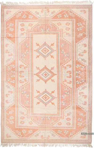 Vintage Turkish Hand-Knotted Rug - 6' 7" x 9' 10" (79" x 118")