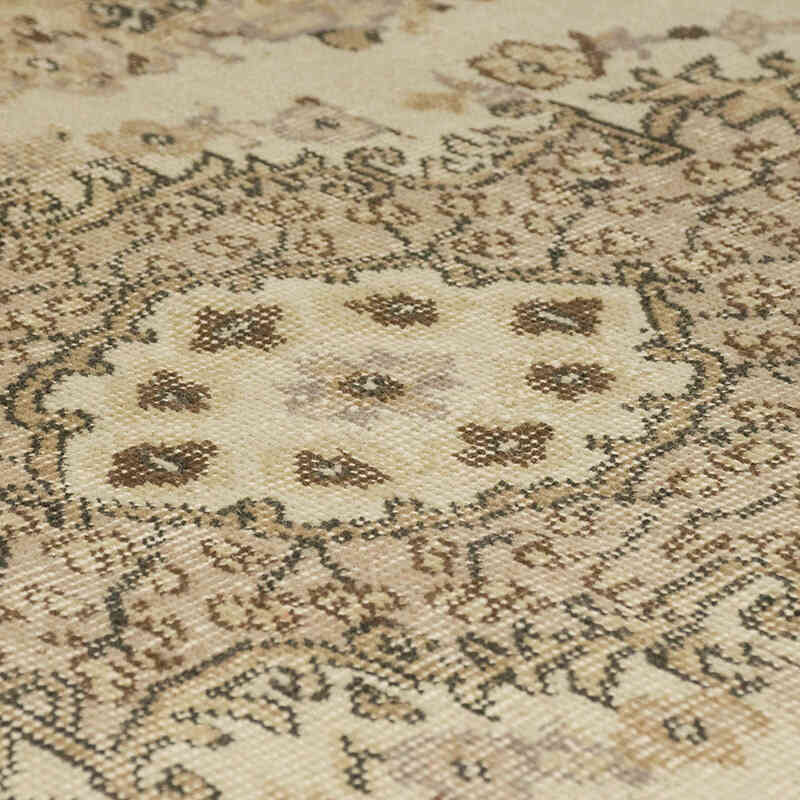 Alfombra Vintage Turca Anudada a Mano - 116 cm x 208 cm - K0071103
