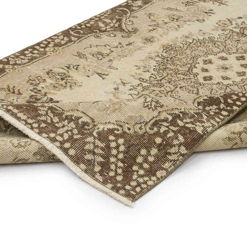 Alfombra Vintage Turca Anudada a Mano - 116 cm x 208 cm - K0071103