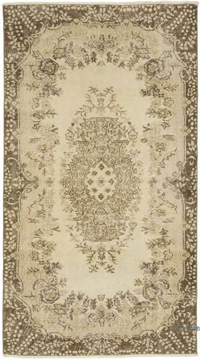 Vintage Turkish Hand-Knotted Rug - 3' 10" x 6' 10" (46" x 82")
