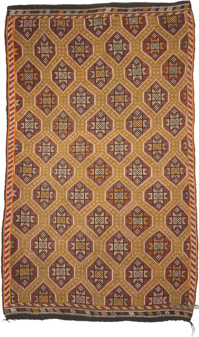 Vintage Anatolian Jijim Rug - 6' 2" x 9' 11" (74" x 119")