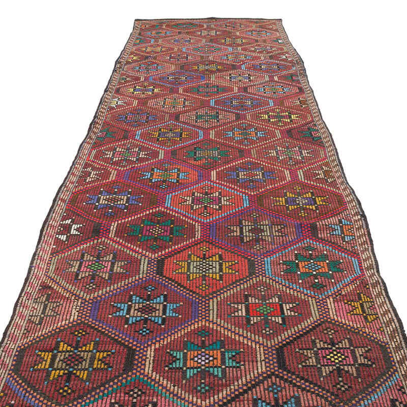 Corredor Vintage de Anatolia Jijim - 109 cm x 343 cm - K0071109