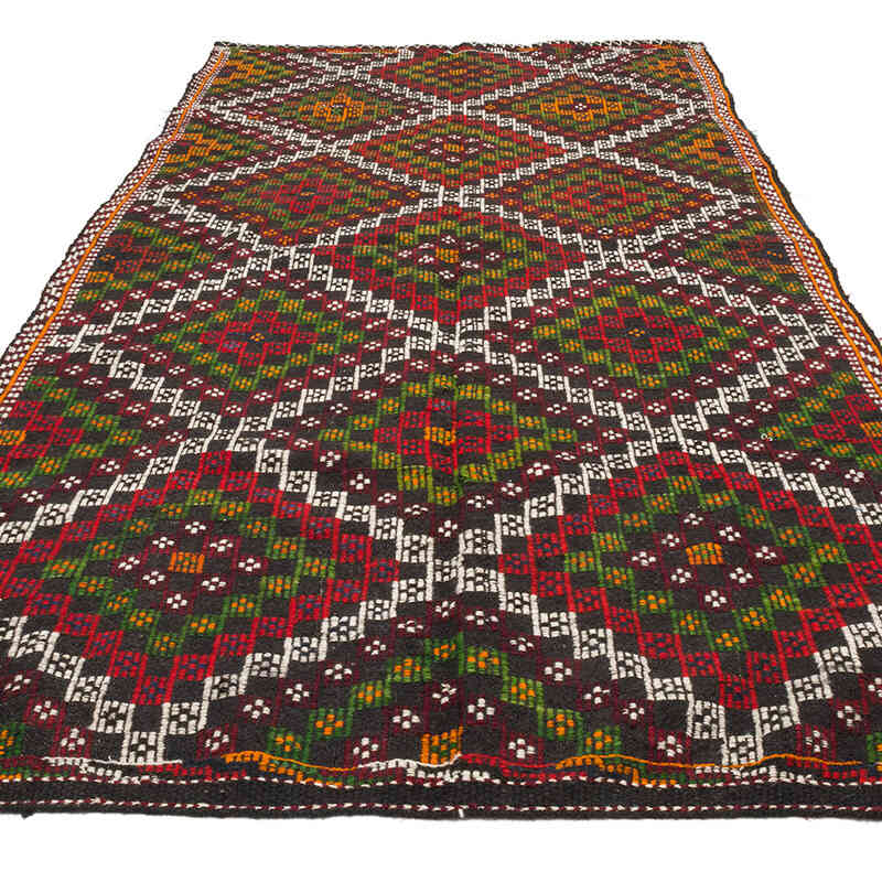 Vintage Anatolian Jijim Rug - 5'  x 9' 7" (60" x 115") - K0071117