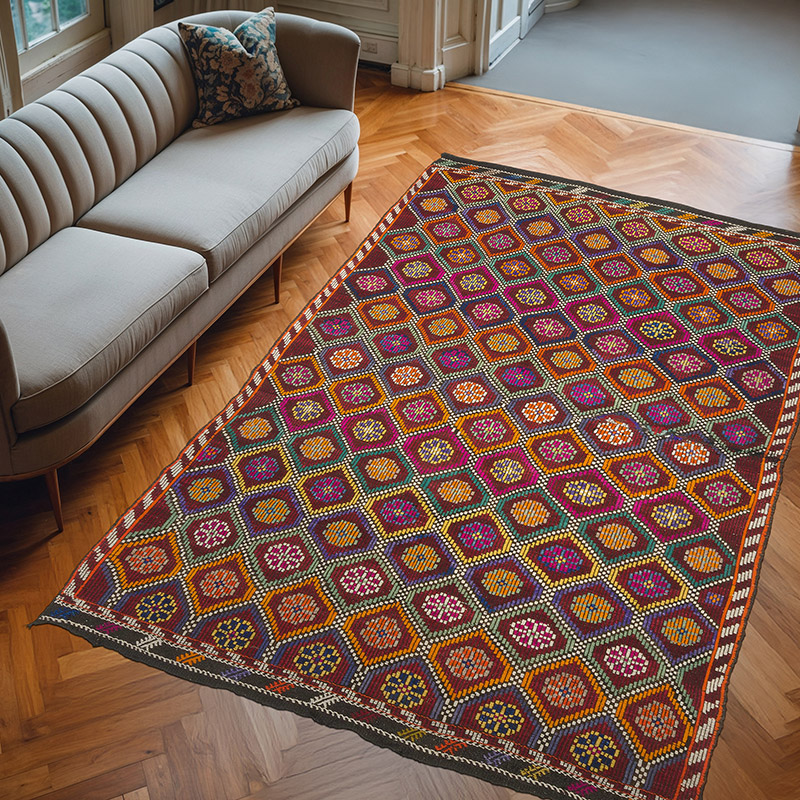 Vintage Anadolu Cicim - 193 cm x 290 cm - K0071118