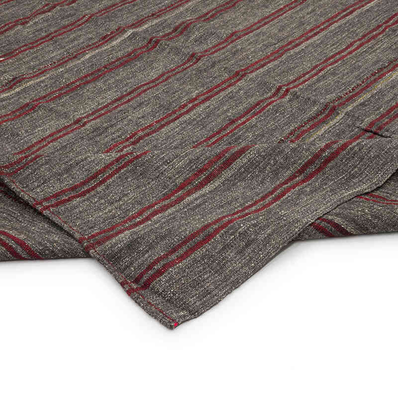 Vintage Turkish Kilim Rug - 7' 5" x 8' 3" (89" x 99") - K0071122