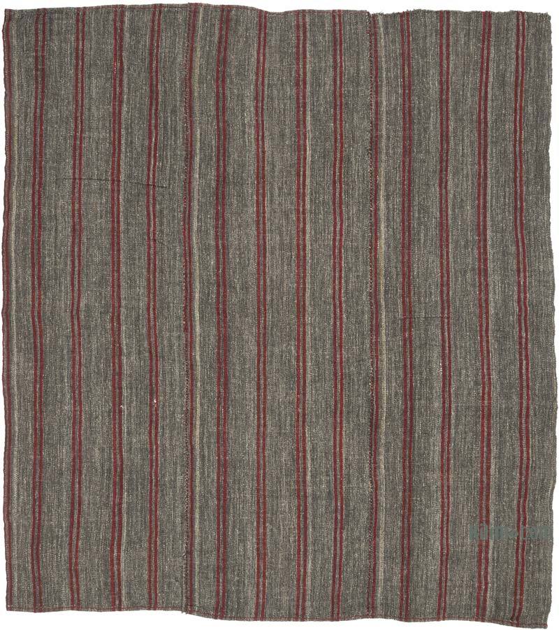 Vintage Turkish Kilim Rug - 7' 5" x 8' 3" (89" x 99") - K0071122