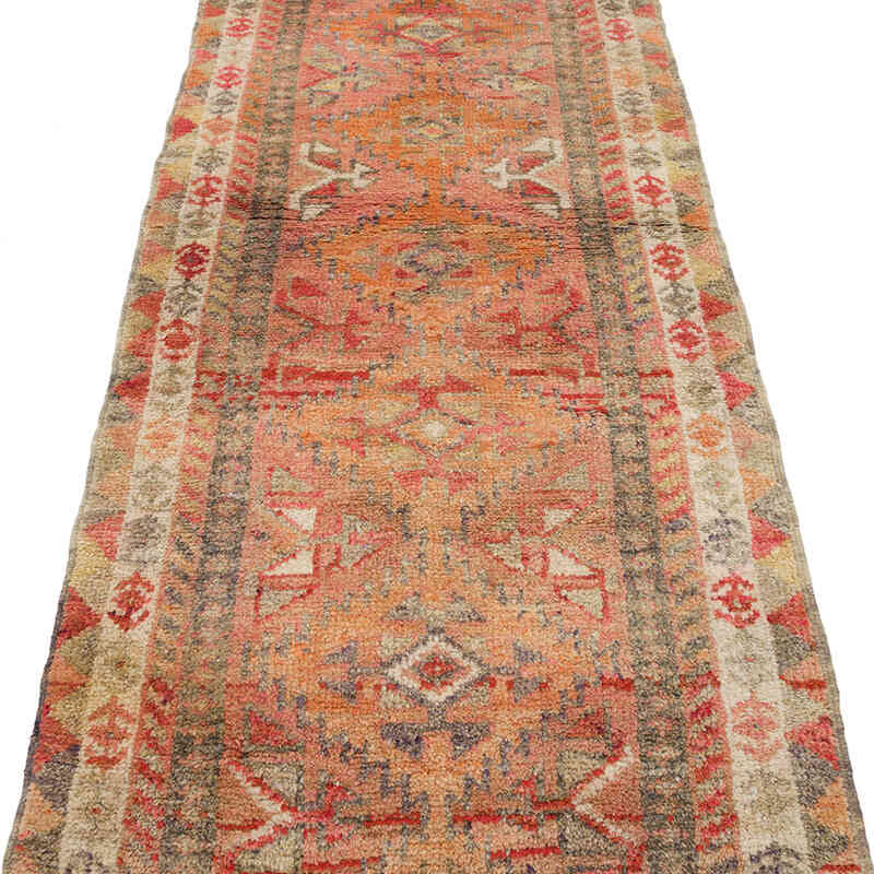 Vintage Anadolu Yolluk - 88 cm x 390 cm - K0071128