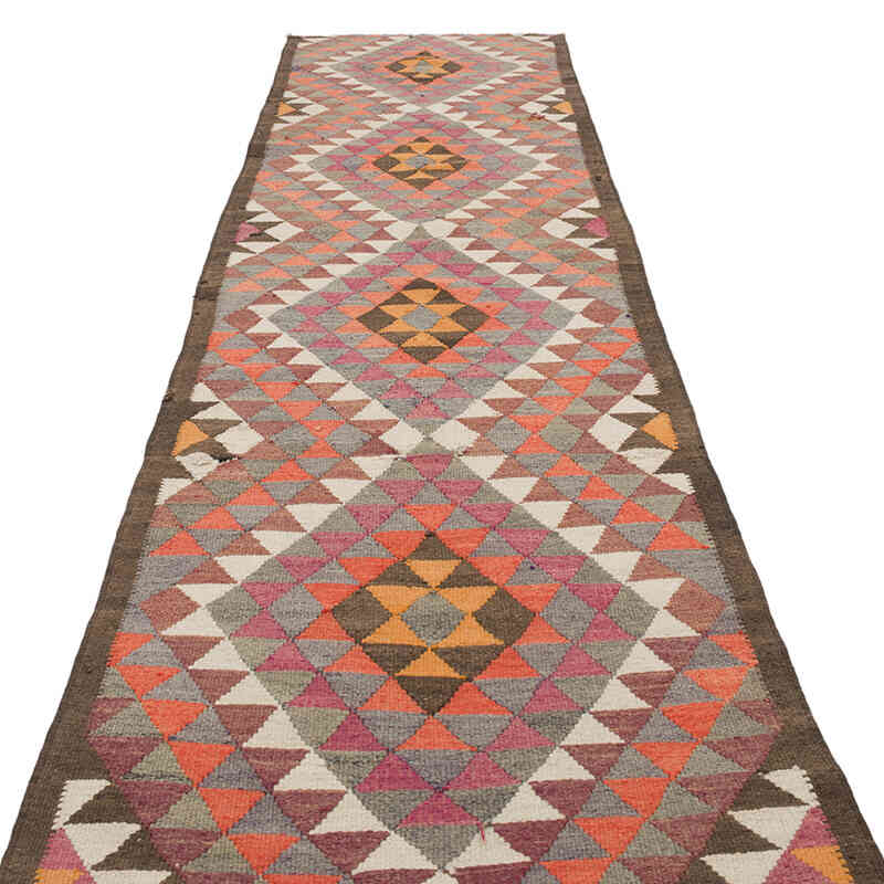 Vintage Anadolu Kilim Yolluk - 94 cm x 364 cm - K0071130