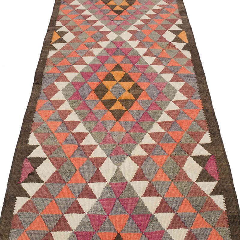 Vintage Anadolu Kilim Yolluk - 94 cm x 364 cm - K0071130