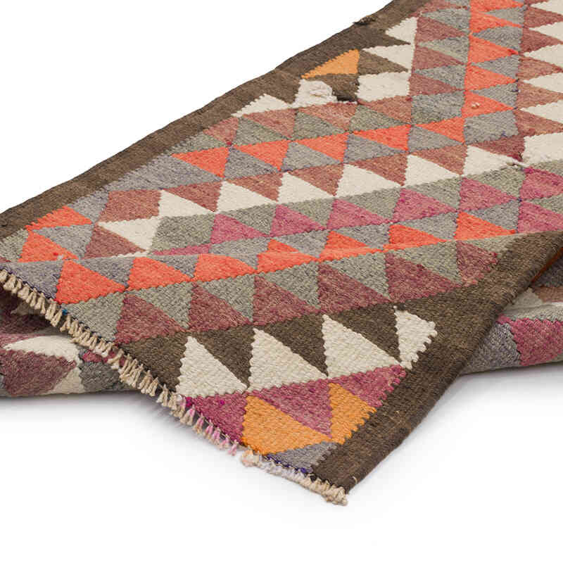 Vintage Anadolu Kilim Yolluk - 94 cm x 364 cm - K0071130
