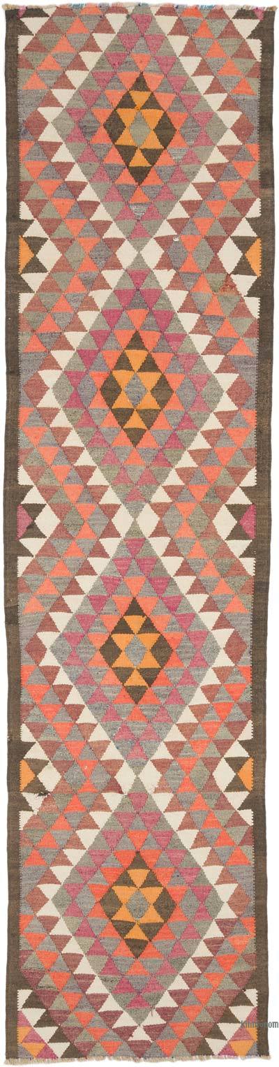 Vintage Anadolu Kilim Yolluk - 94 cm x 364 cm