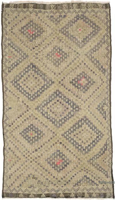 Vintage Anatolian Jijim Rug - 5' 11" x 10' 8" (71" x 128")