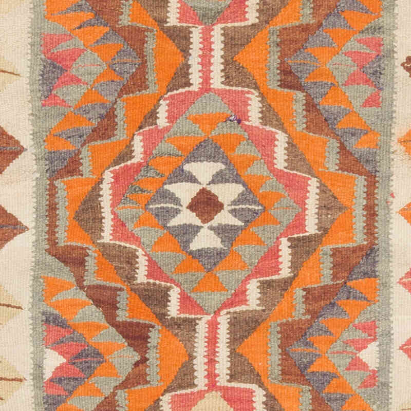 Alfombra Kilim Tribal Vintage - 95 cm x 330 cm - K0071146