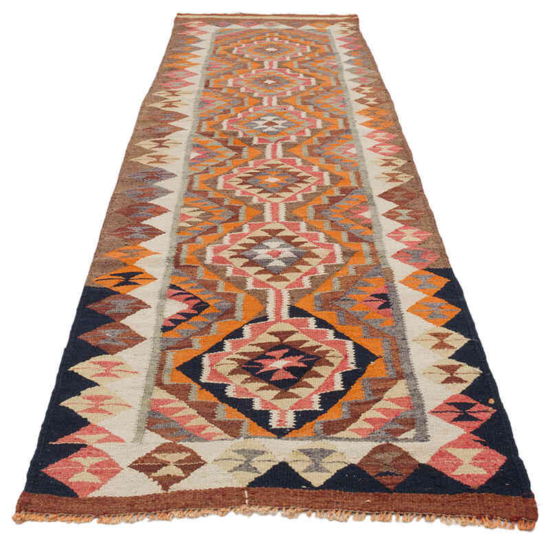 Alfombra Kilim Tribal Vintage - 95 cm x 330 cm - K0071146