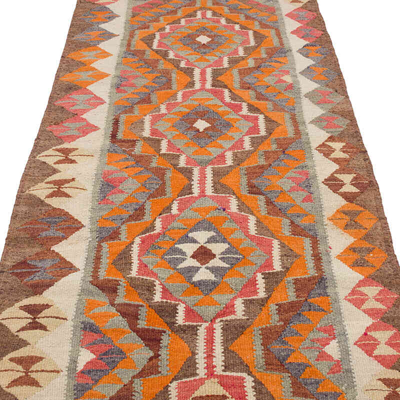 Alfombra Kilim Tribal Vintage - 95 cm x 330 cm - K0071146