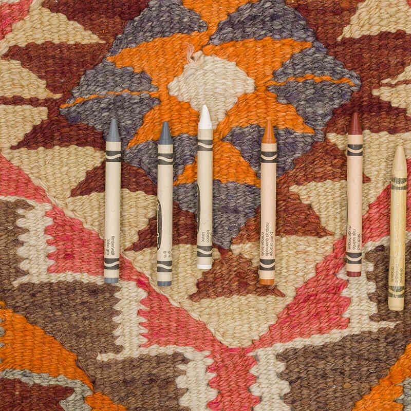 Alfombra Kilim Tribal Vintage - 95 cm x 330 cm - K0071146