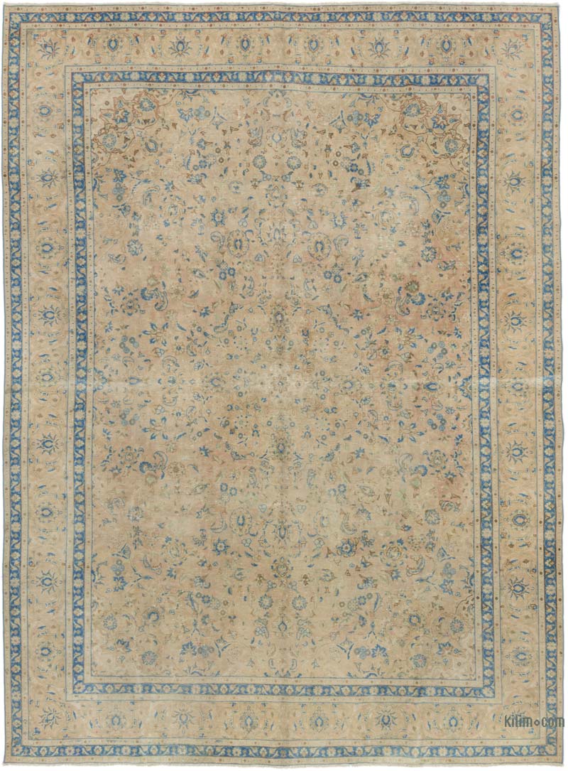 Alfombra Oriental Vintage Anudada a Mano - 293 cm x 393 cm - K0071158