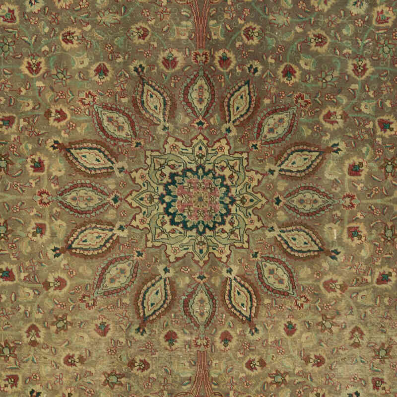 El Dokuma Vintage Halı - 295 cm x 393 cm - K0071159