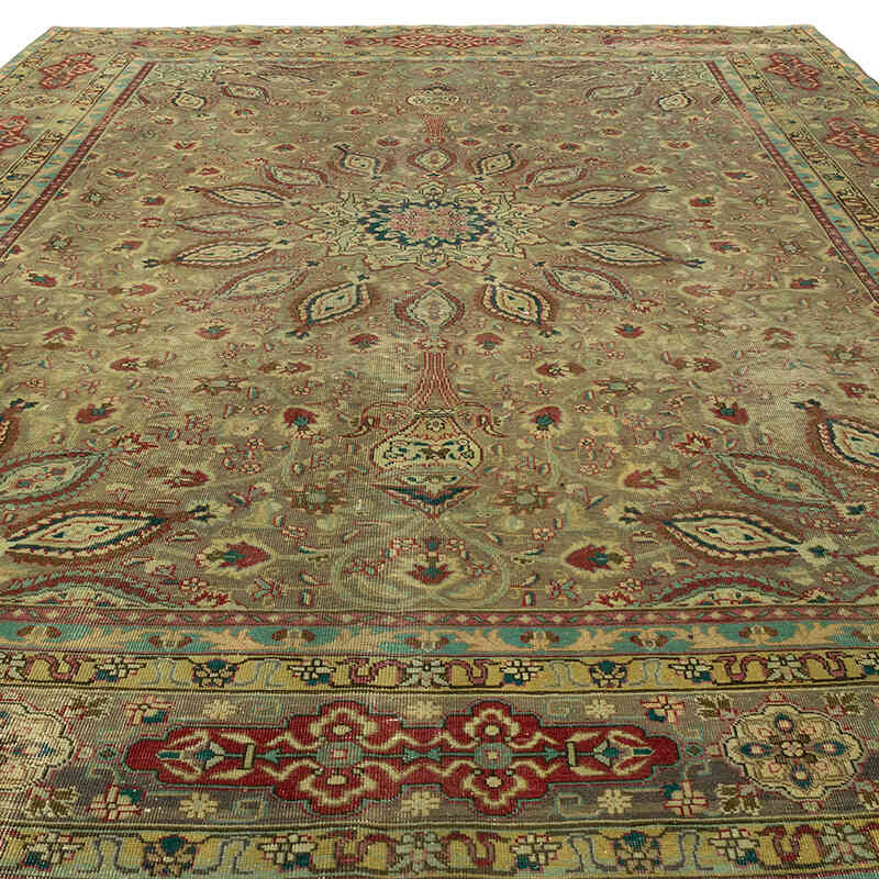 El Dokuma Vintage Halı - 295 cm x 393 cm - K0071159