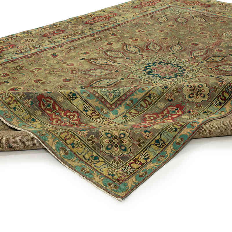 El Dokuma Vintage Halı - 295 cm x 393 cm - K0071159
