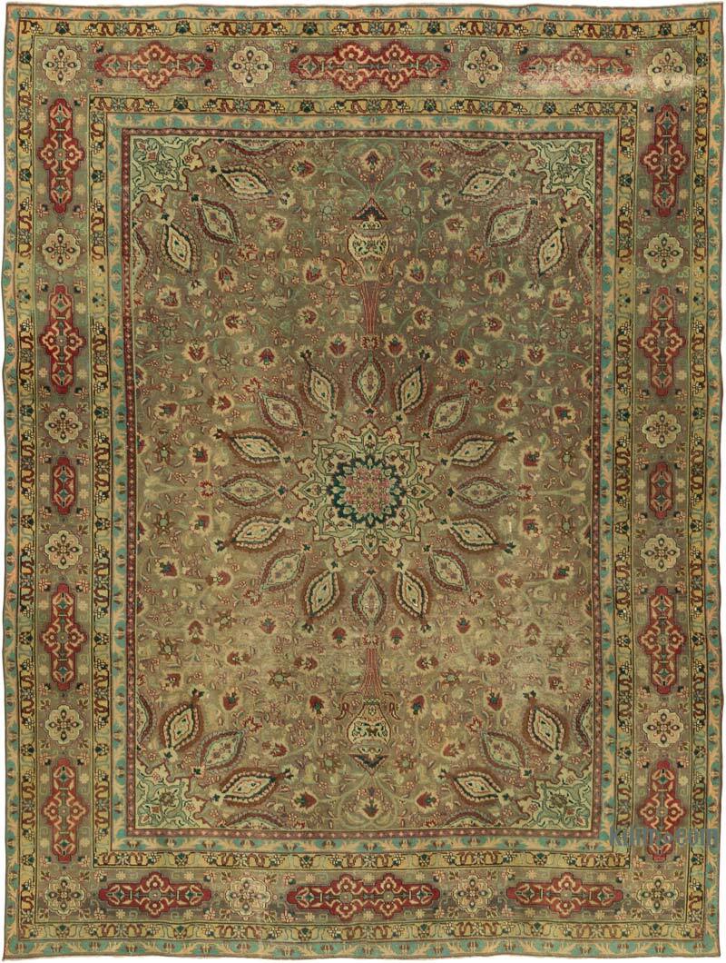 El Dokuma Vintage Halı - 295 cm x 393 cm - K0071159