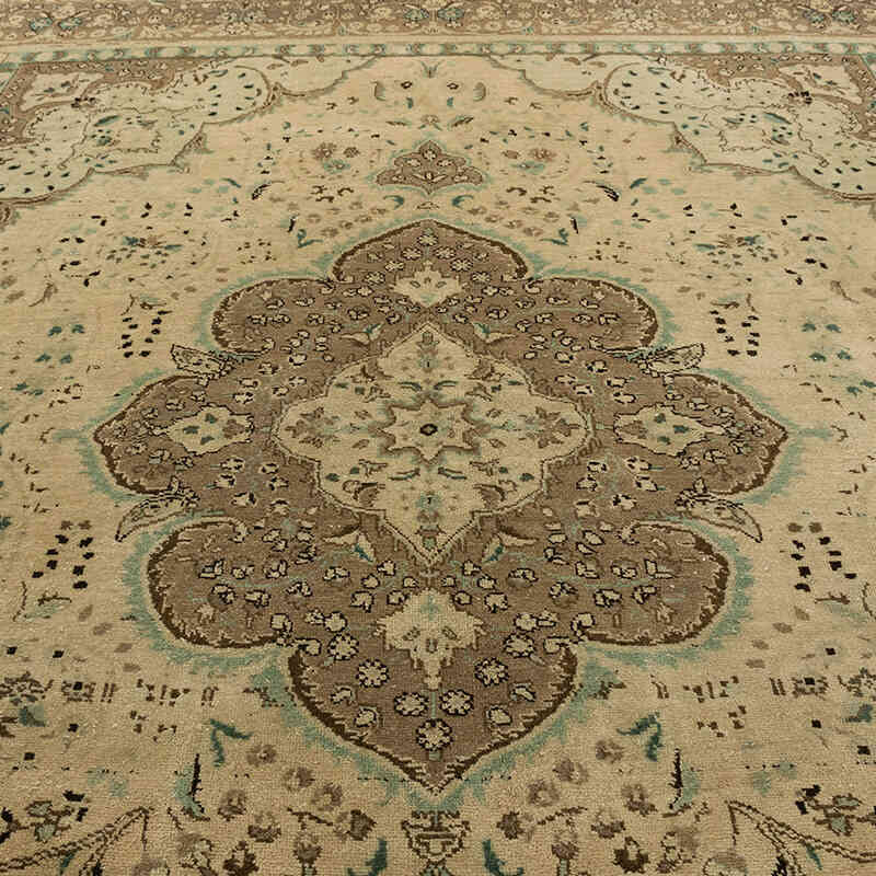 Alfombra Oriental Vintage Anudada a Mano - 302 cm x 355 cm - K0071161