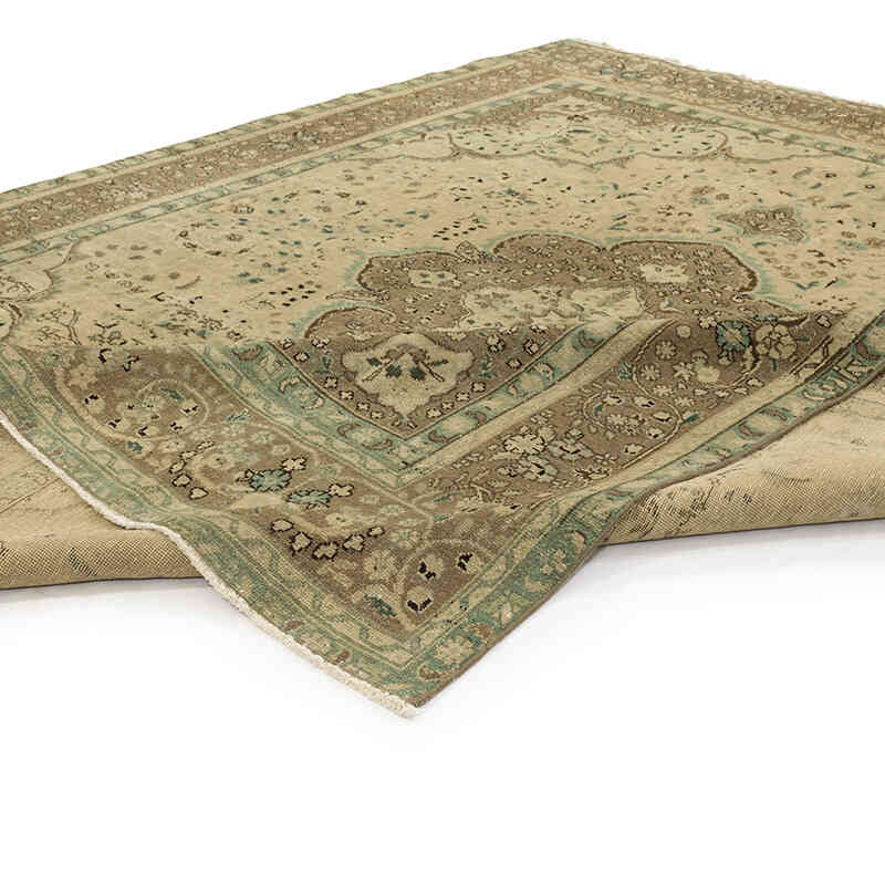 Alfombra Oriental Vintage Anudada a Mano - 302 cm x 355 cm - K0071161