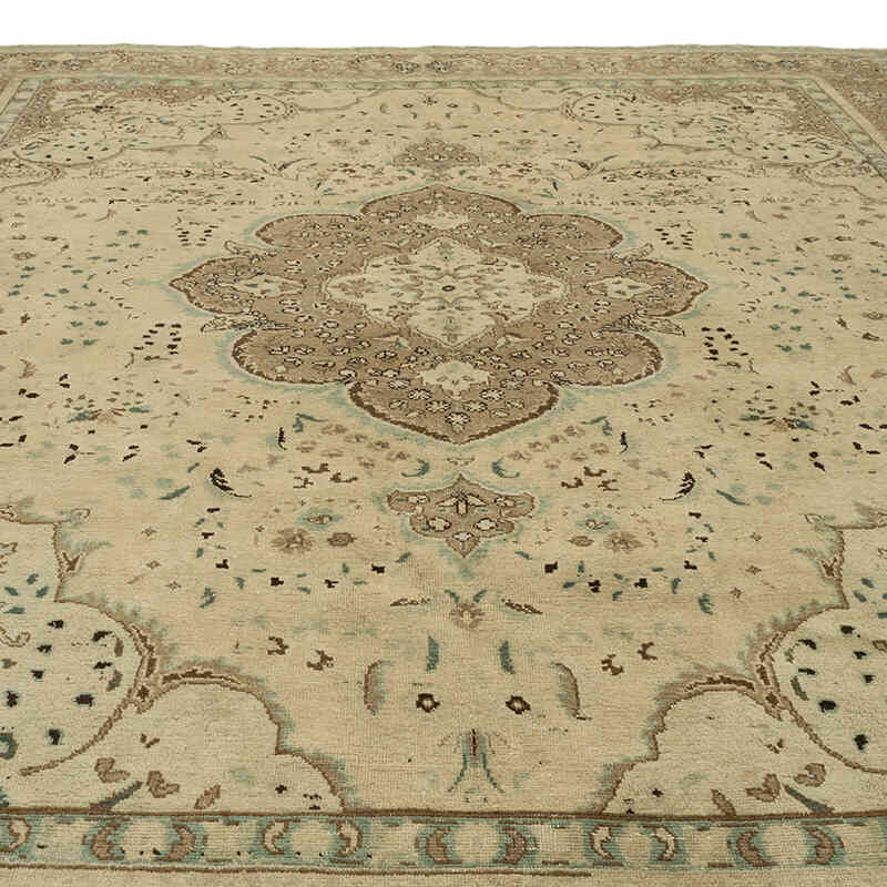 Alfombra Oriental Vintage Anudada a Mano - 302 cm x 355 cm - K0071161