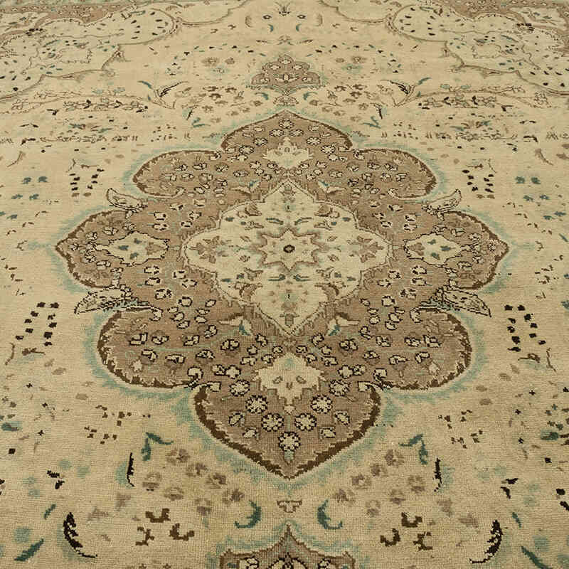 Alfombra Oriental Vintage Anudada a Mano - 302 cm x 355 cm - K0071161