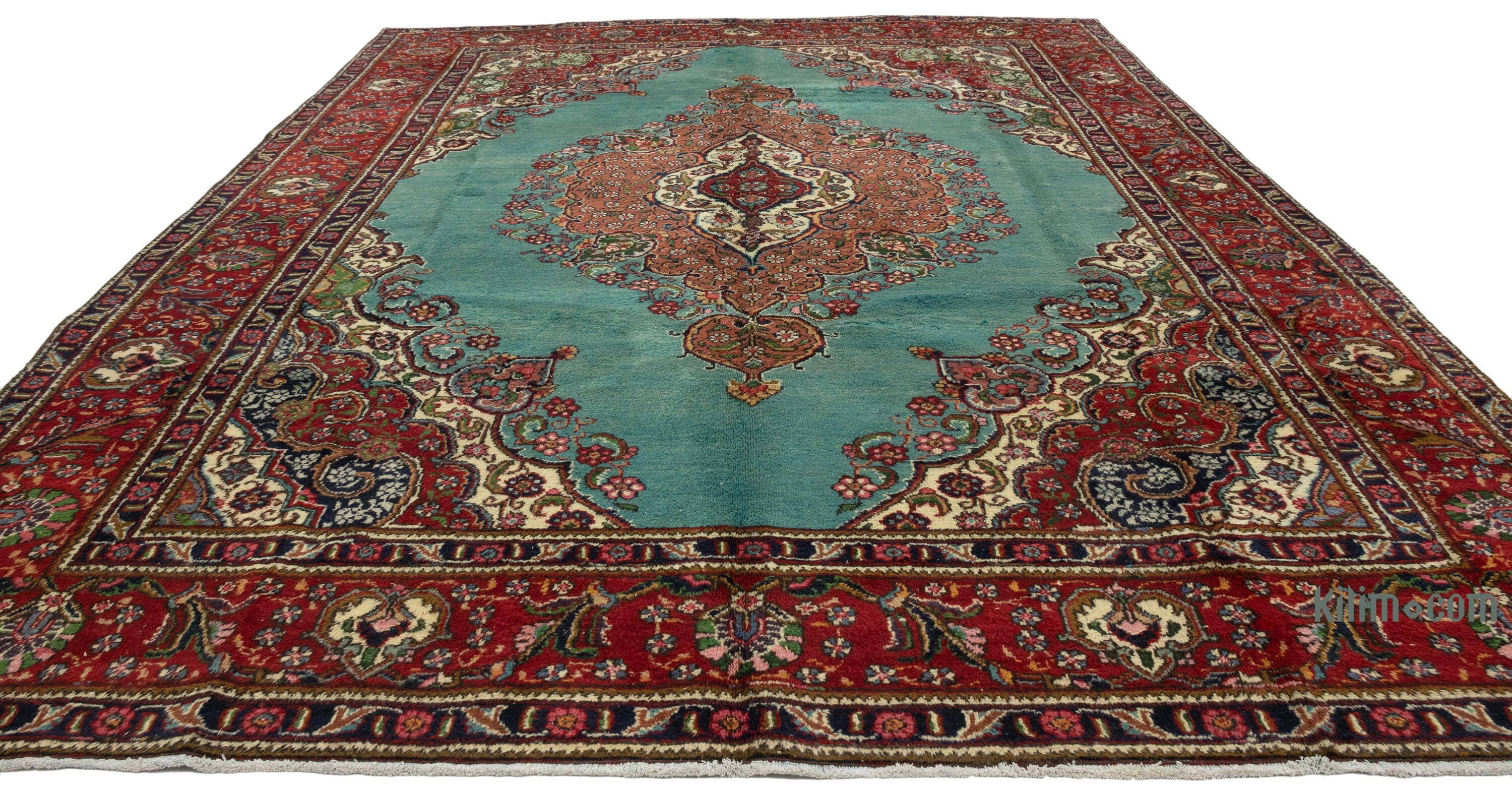 Vintage Hand-Knotted Oriental Rug - 9' 10