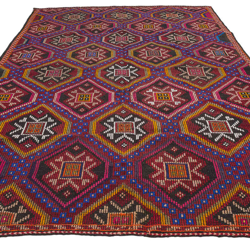 Vintage Anatolian Jijim Rug - 6' 5" x 10' 3" (77" x 123") - K0071183