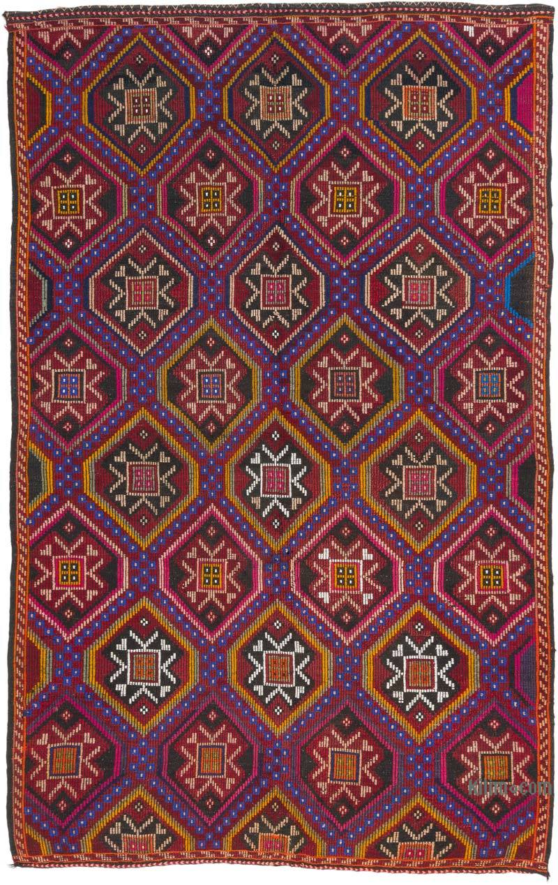 Vintage Anatolian Jijim Rug - 6' 5" x 10' 3" (77" x 123") - K0071183