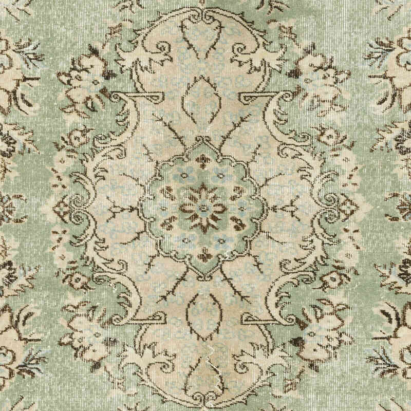Alfombra Vintage Turca Anudada a Mano - 190 cm x 285 cm - K0071190