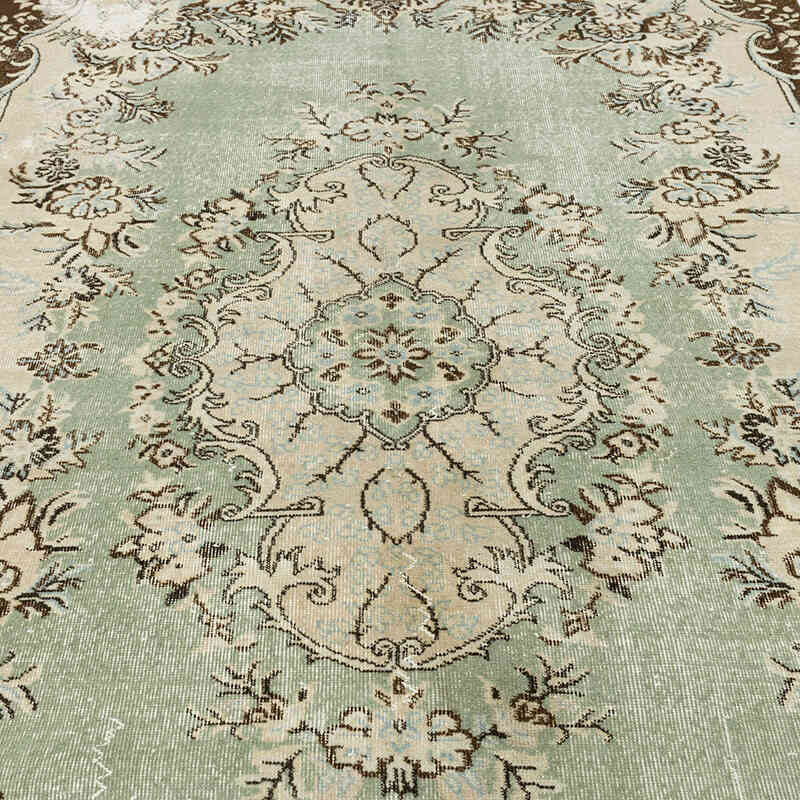 Alfombra Vintage Turca Anudada a Mano - 190 cm x 285 cm - K0071190