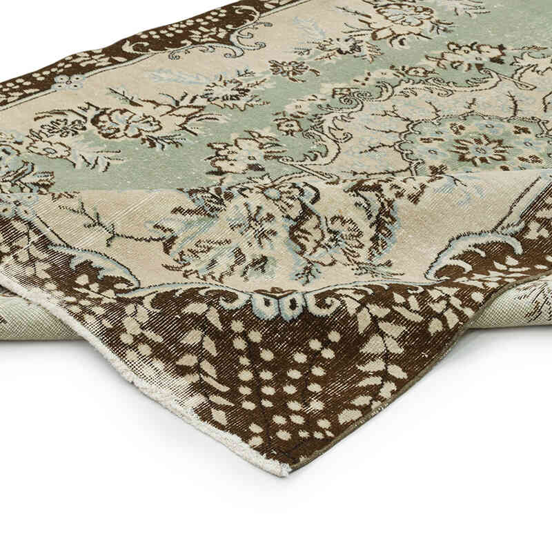 Alfombra Vintage Turca Anudada a Mano - 190 cm x 285 cm - K0071190