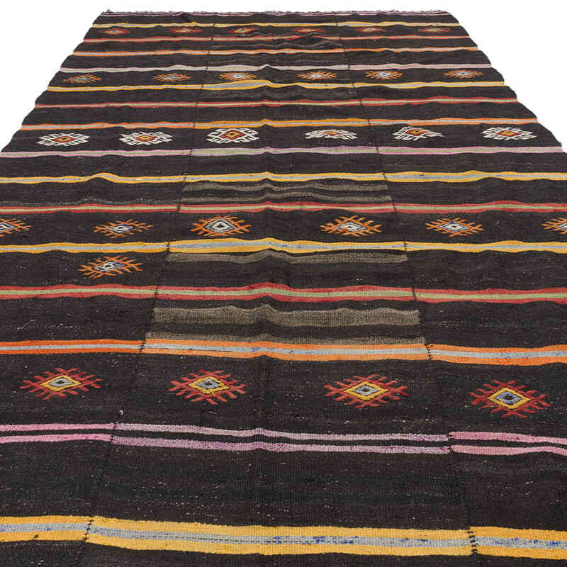 Vintage Anatolian Kilim Rug - 6' 3" x 12' 5" (75" x 149") - K0071193